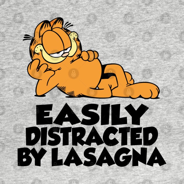 Easily distracted by lasagna by KERZILLA